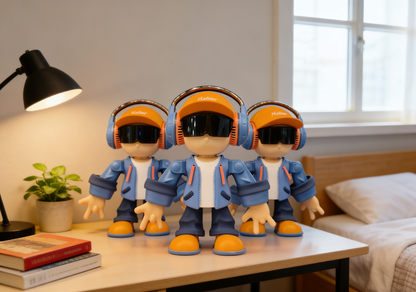 Meteer Dancing Buddy AI Desktop Robot - Interactive Voice Chat Companion