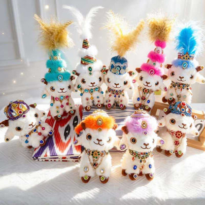 Xinjiang Little Sheep plush keychain - product view